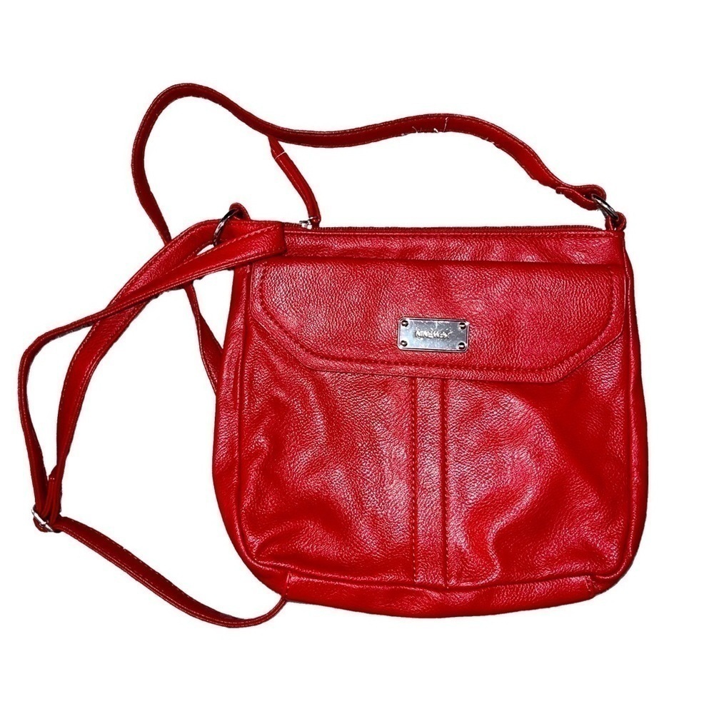 #141 ๐ฅ Nine West Red Shoulder Bag - Picture 1 of 7